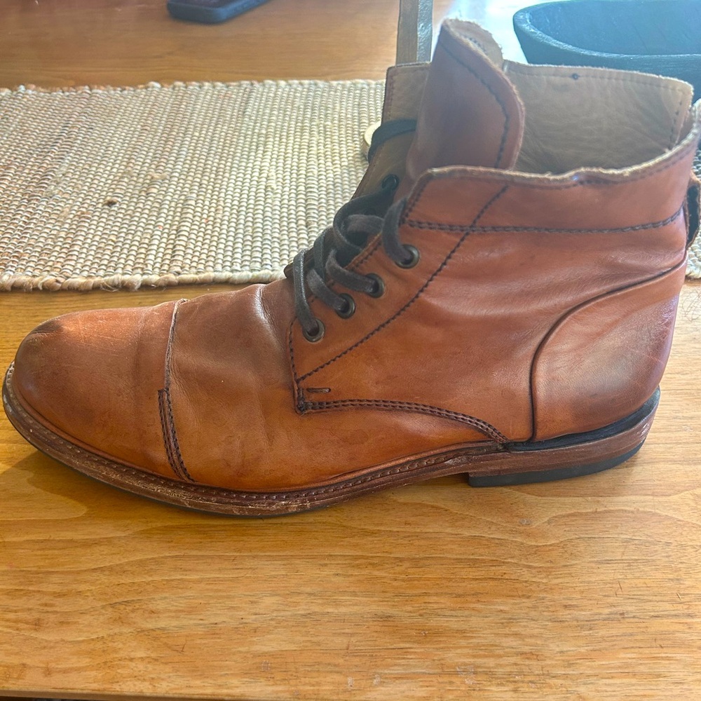 Sutro Alder brown boot. Hand made, genuine leather